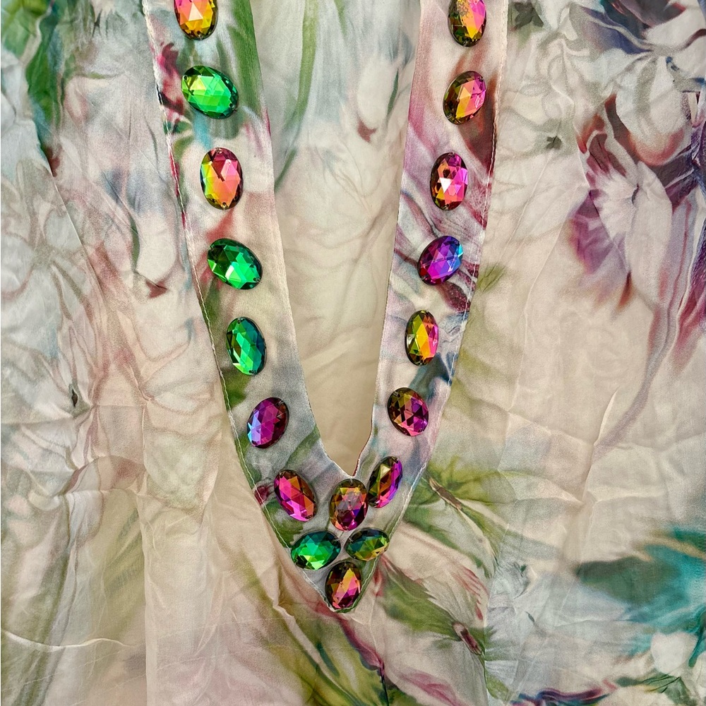 Beach Bunny Floral Multicolor Coverup - Picture 4 of 6